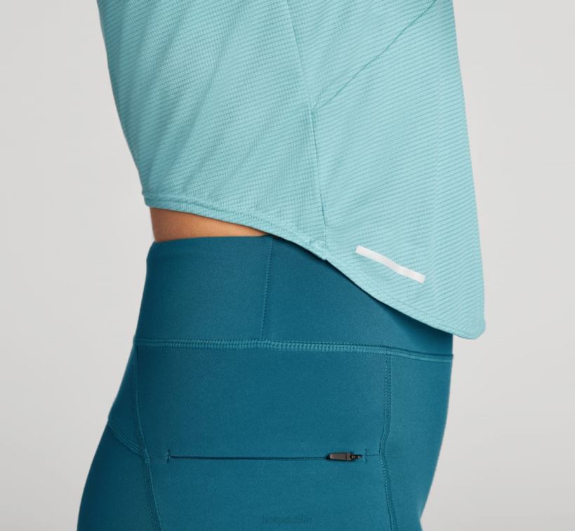 VLP8337 Hoka Women Glide Tank Coastal Shade