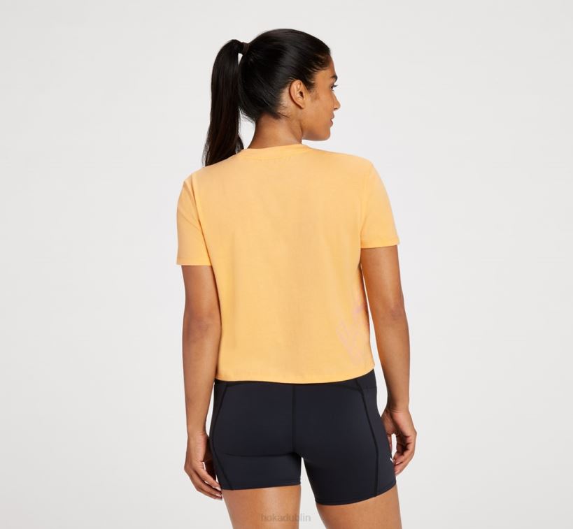 VLP8345 Hoka Women All-Day Tee Mock Orange
