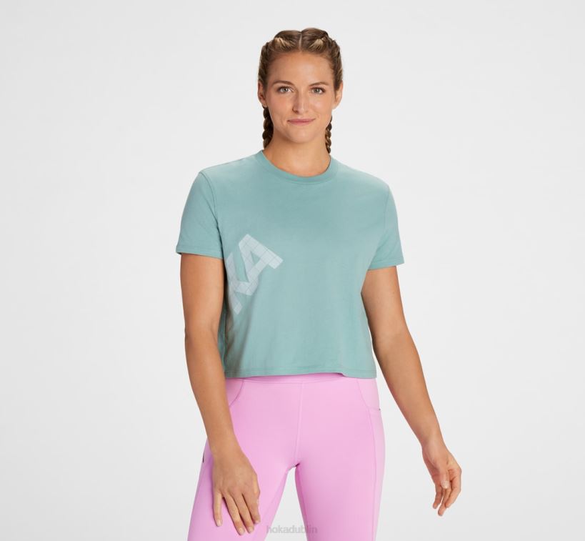 VLP8347 Hoka Women All-Day Tee Trellis