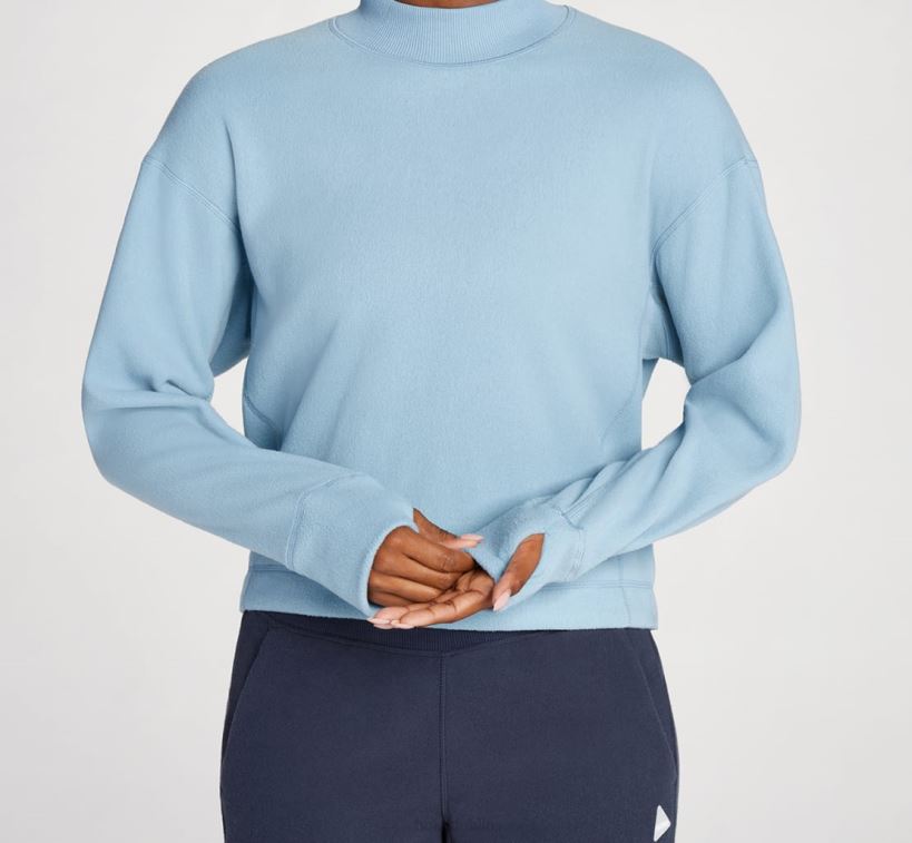 VLP8349 Hoka Women Fleece Crew Mountain Spring