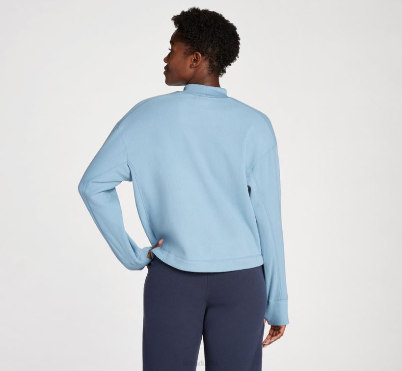 VLP8349 Hoka Women Fleece Crew Mountain Spring