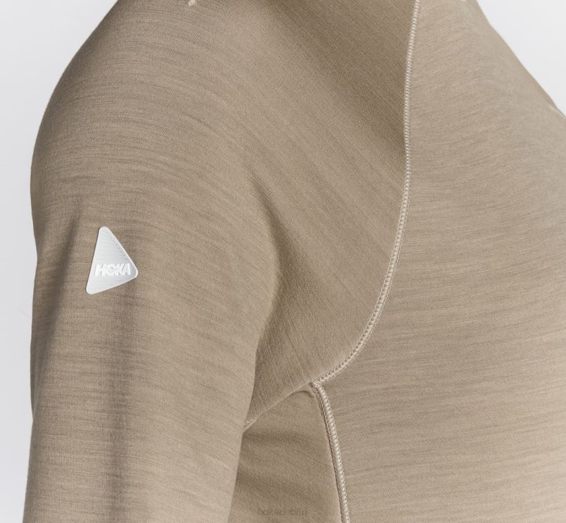 VLP8350 Hoka Women Merino Blend Long Sleeve Dune