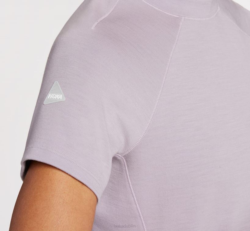 VLP8352 Hoka Women Midweight Merino Blend Short Sleeve Deep Lake