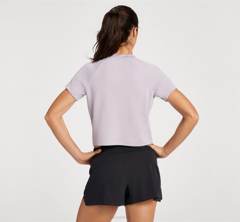 VLP8352 Hoka Women Midweight Merino Blend Short Sleeve Deep Lake