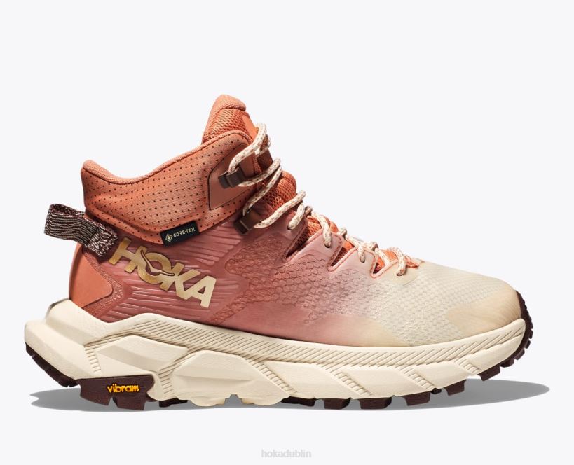 VLP8141 Hoka Women Trail Code GTX Sun Baked/Shortbread