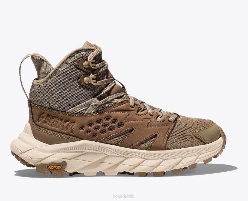 VLP8144 Hoka Women Anacapa Breeze Mid Dune/Eggnog