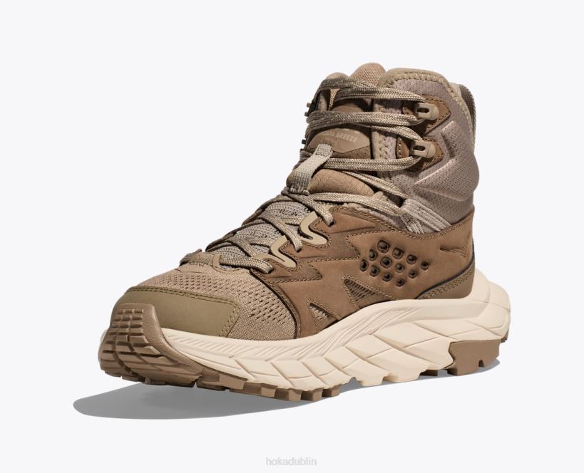 VLP8144 Hoka Women Anacapa Breeze Mid Dune/Eggnog