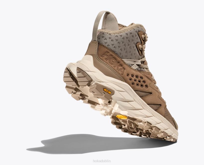 VLP8144 Hoka Women Anacapa Breeze Mid Dune/Eggnog