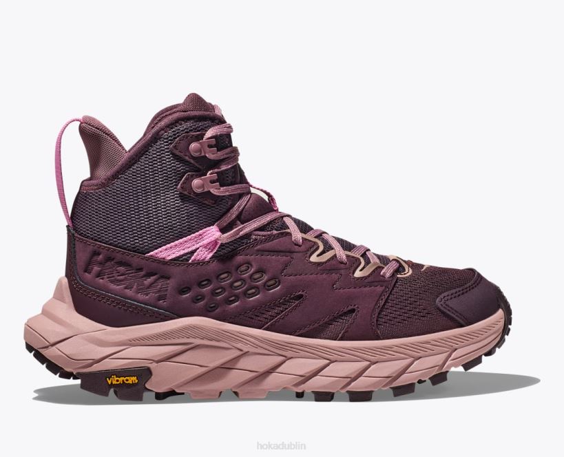 VLP8145 Hoka Women Anacapa Breeze Mid Raisin/Pale Mauve