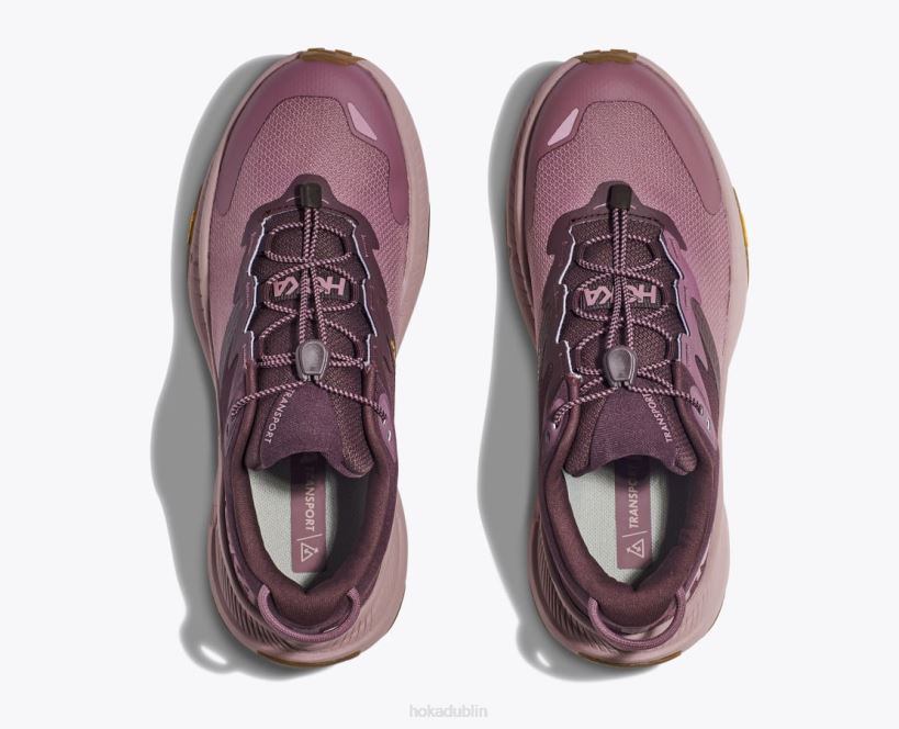 VLP8150 Hoka Women Transport Raisin/Wistful Mauve