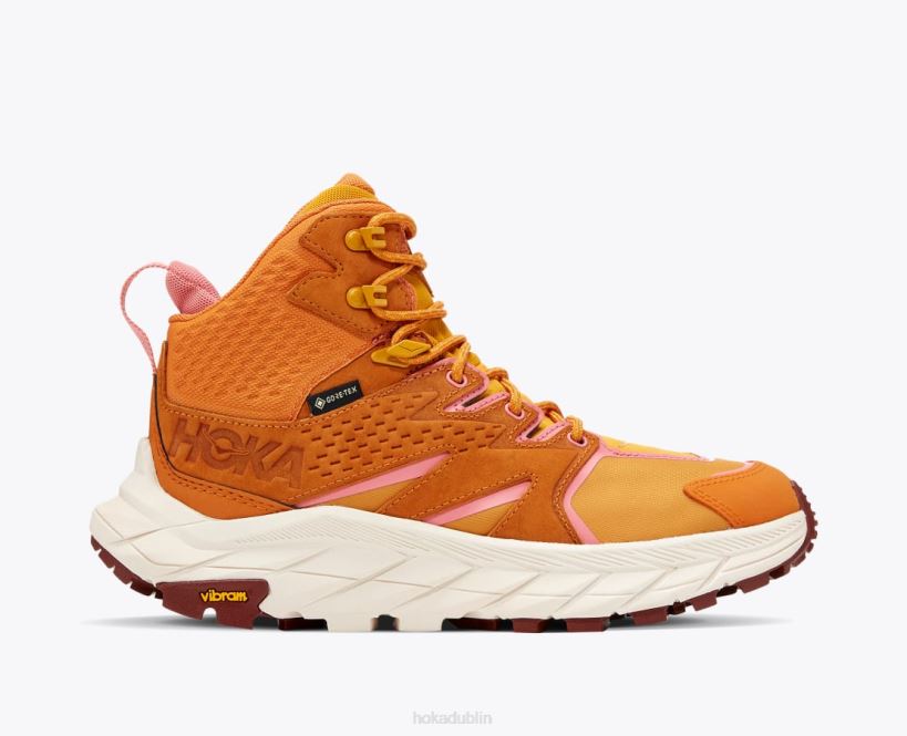VLP8175 Hoka Women Anacapa Mid GTX Desert Sun/Golden Yellow