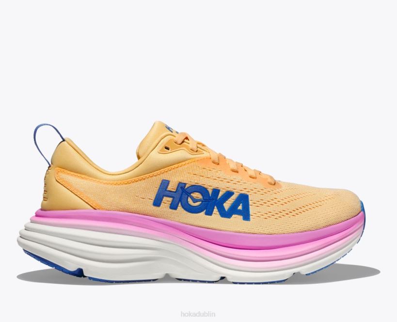 VLP812 Hoka Women Bondi 8 Impala/Cyclamen