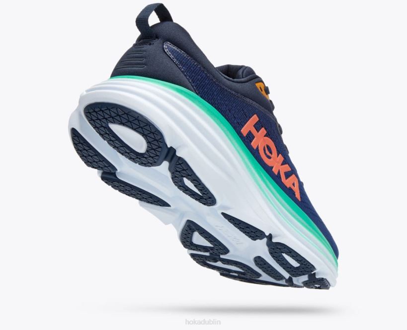 VLP814 Hoka Women Bondi 8 Outer Space/Bellwether Blue