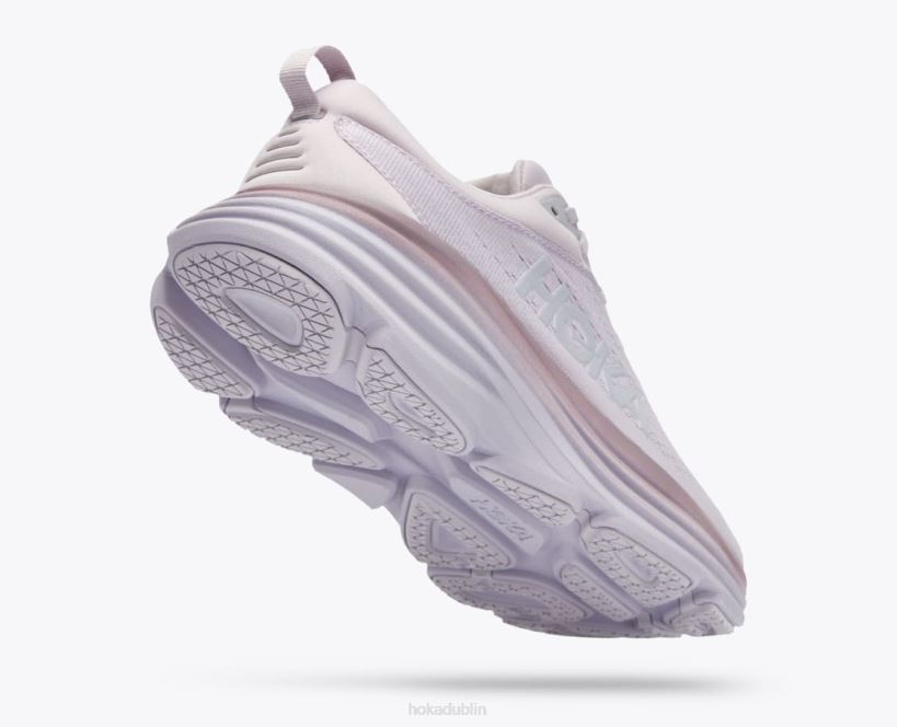 VLP817 Hoka Women Bondi 8 Lilac Marble/Elderberry