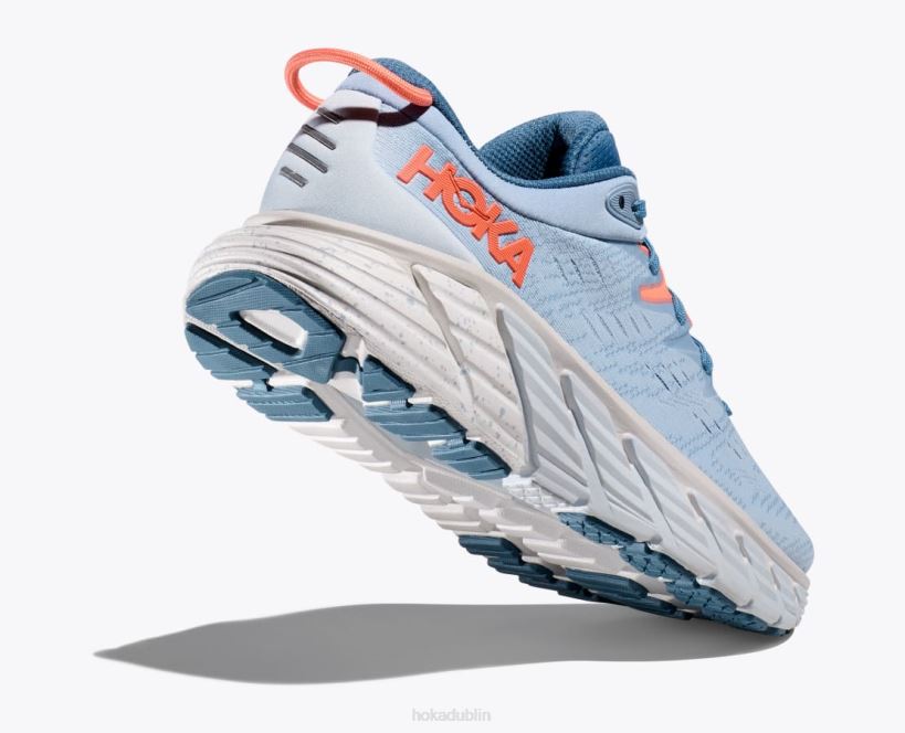 VLP818 Hoka Women Gaviota 4 Blue Fog/Plein Air
