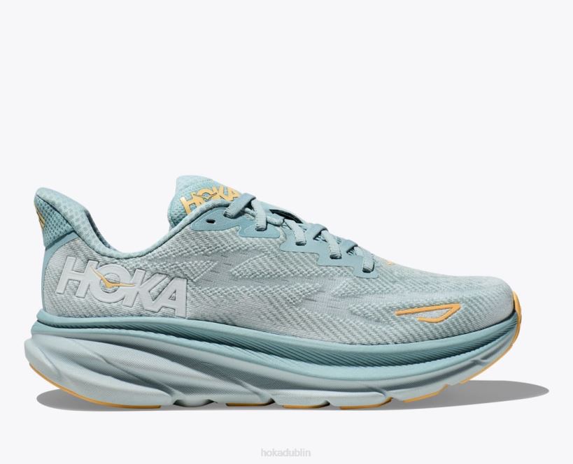 VLP81 Hoka Women Clifton 9 Cloud Blue/Ice Flow
