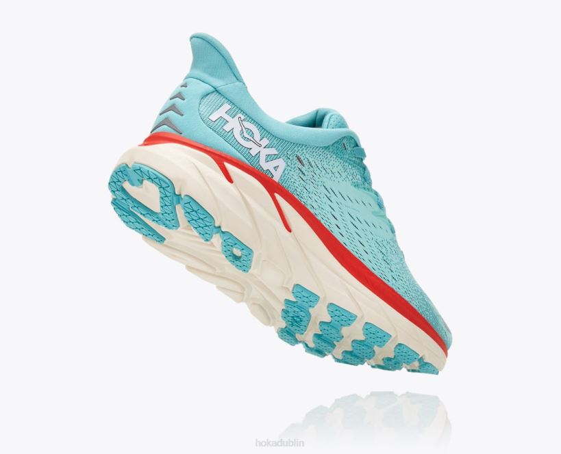 VLP8213 Hoka Women Clifton 8 Aquarelle/Eggshell Blue