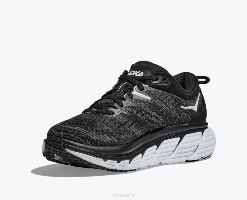 VLP821 Hoka Women Gaviota 4 Black/White