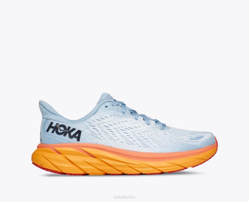 VLP8221 Hoka Women Clifton 8 Eggnog/Shifting Sand