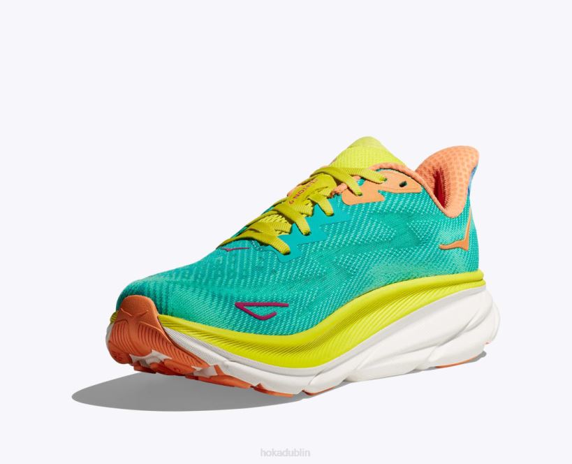 VLP8227 Hoka Women Clifton 9 Ceramic/Evening Primrose