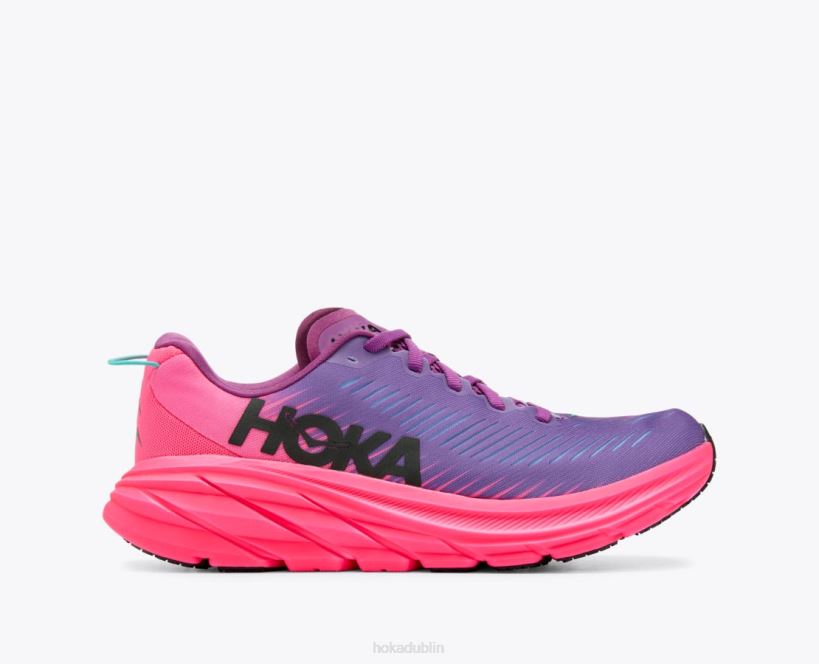 VLP8231 Hoka Women Rincon 3 Beautyberry/Knockout Pink