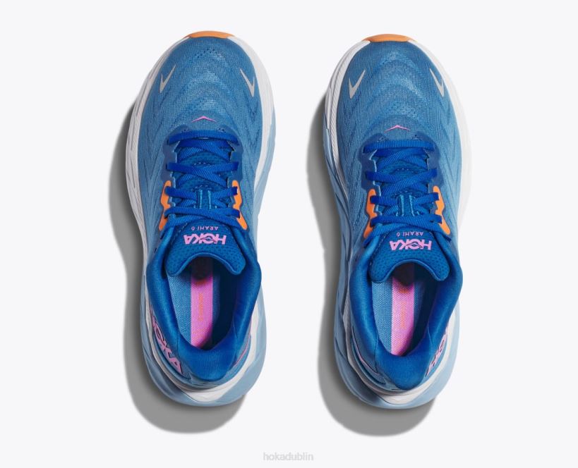 VLP8251 Hoka Women Arahi 6 All Aboard/Coastal Sky