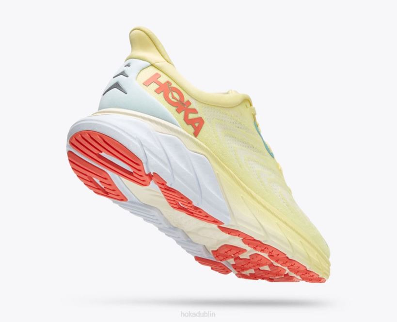 VLP825 Hoka Women Arahi 6 Yellow Pear/Sweet Corn