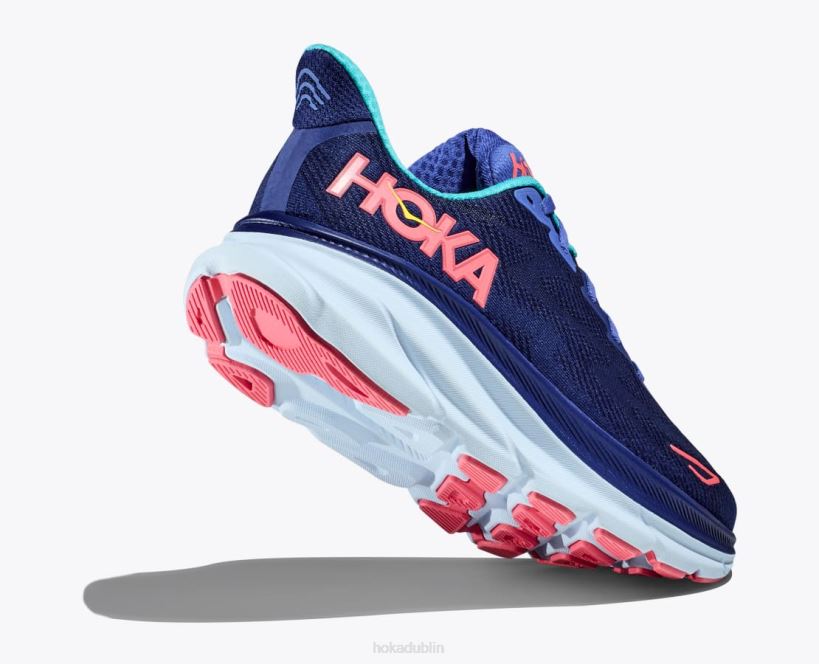 VLP82 Hoka Women Clifton 9 Bellwether Blue/Ceramic