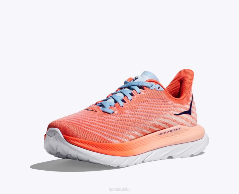 VLP830 Hoka Women Mach 5 Camellia/Peach Parfait