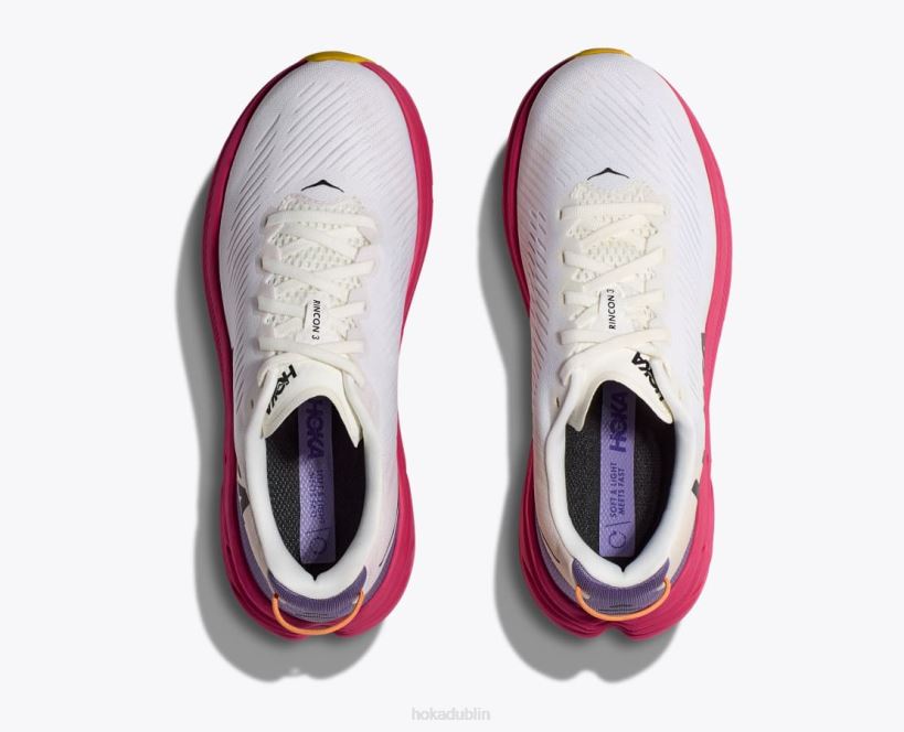 VLP833 Hoka Women Rincon 3 Blanc De Blanc/Eggnog