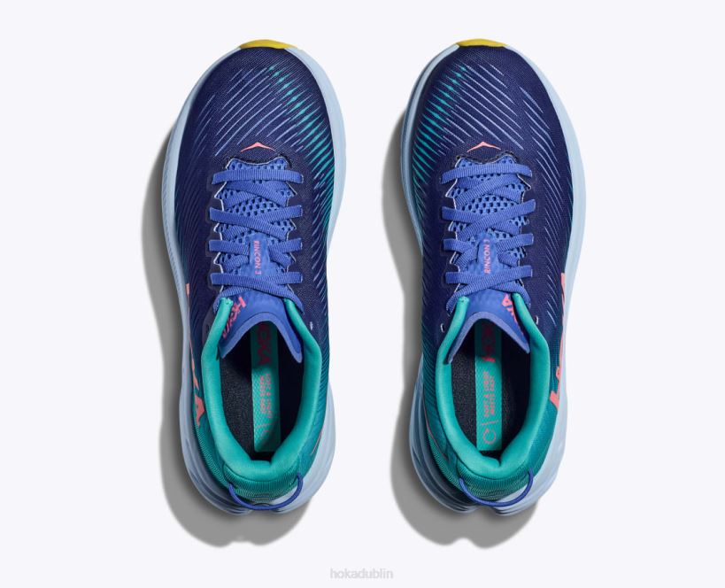 VLP834 Hoka Women Rincon 3 Bellwether Blue/Ceramic