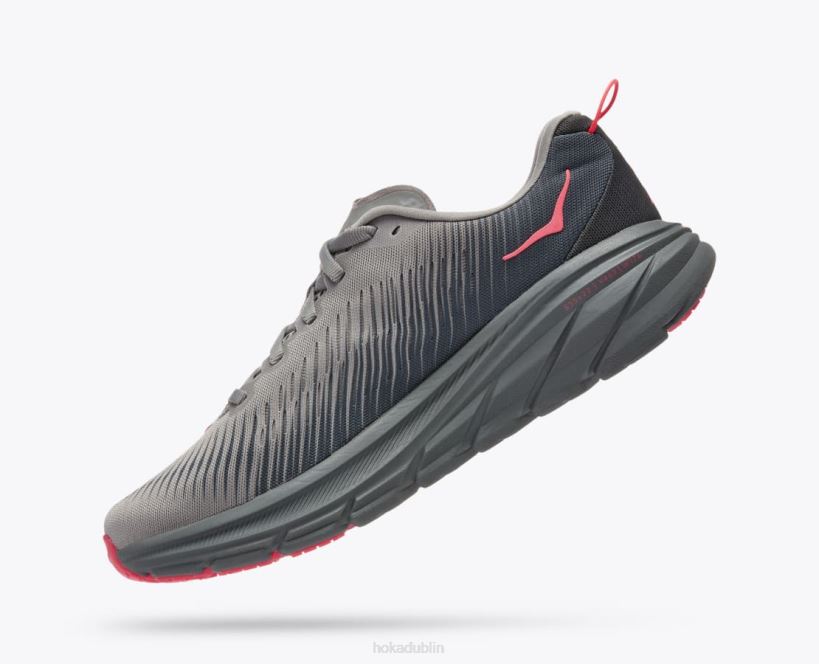 VLP835 Hoka Women Rincon 3 Sharkskin/Diva Pink