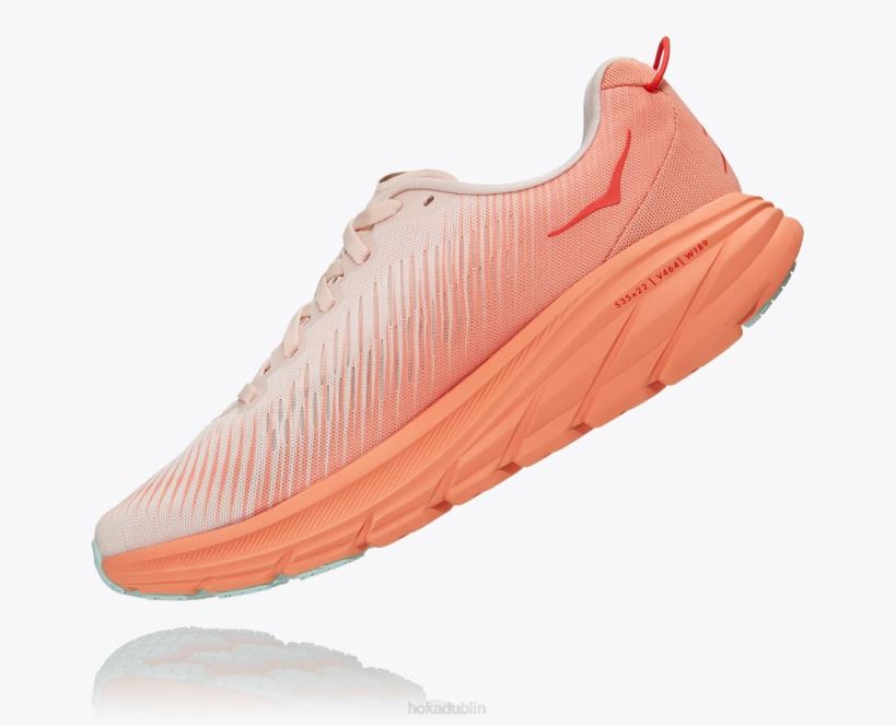 VLP836 Hoka Women Rincon 3 Silver Peony/Cantaloupe