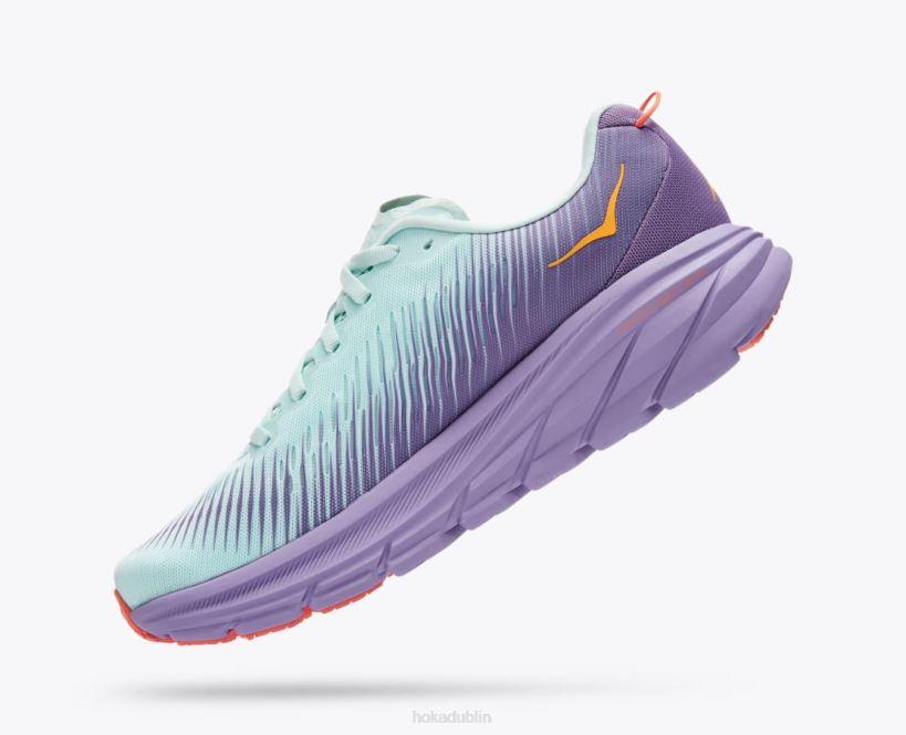 VLP838 Hoka Women Rincon 3 Blue Glass/Chalk Violet