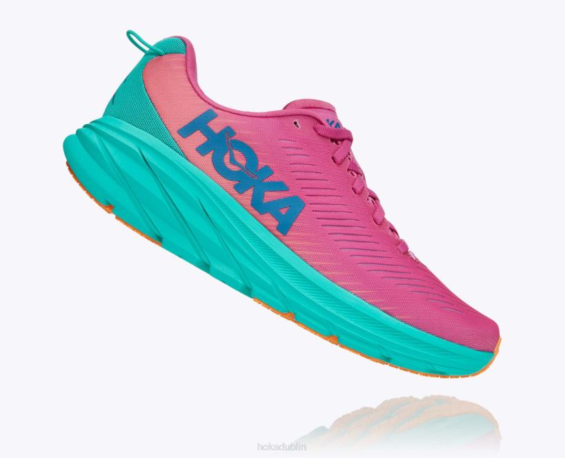 VLP839 Hoka Women Rincon 3 Phlox Pink/Atlantis