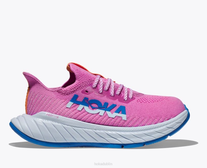 VLP843 Hoka Women Carbon X 3 Cyclamen/Impala