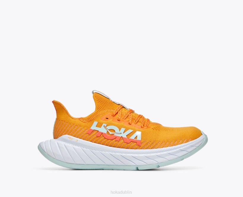 VLP849 Hoka Women Carbon X 3 Radiant Yellow/Camellia