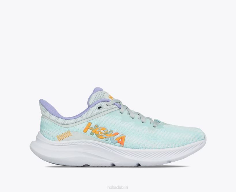 VLP853 Hoka Women Solimar Ice Flow/Amber Yellow