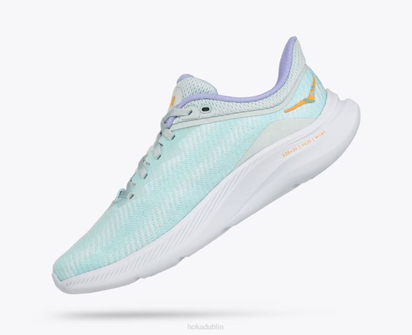 VLP853 Hoka Women Solimar Ice Flow/Amber Yellow