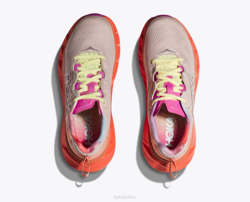 VLP854 Hoka Women Elevon 2 Shifting Sand/Camellia