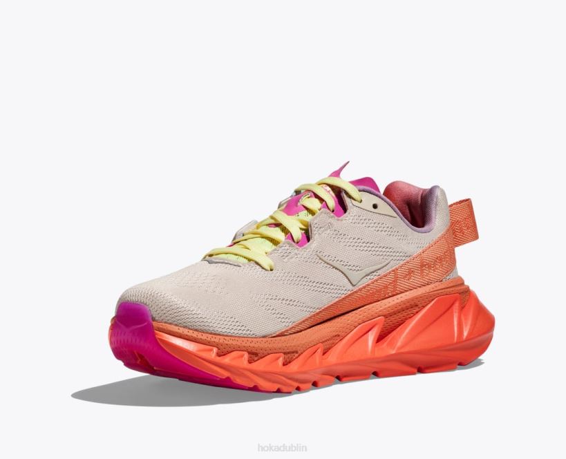 VLP854 Hoka Women Elevon 2 Shifting Sand/Camellia