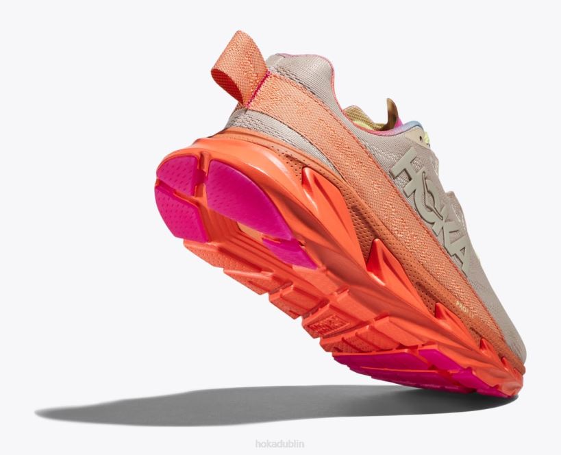 VLP854 Hoka Women Elevon 2 Shifting Sand/Camellia