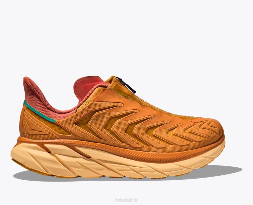 VLP860 Hoka Women Project Clifton Desert Sun/Burnt Ochre