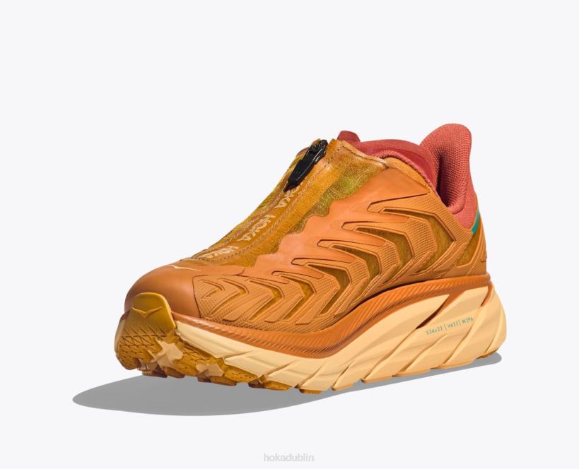 VLP860 Hoka Women Project Clifton Desert Sun/Burnt Ochre