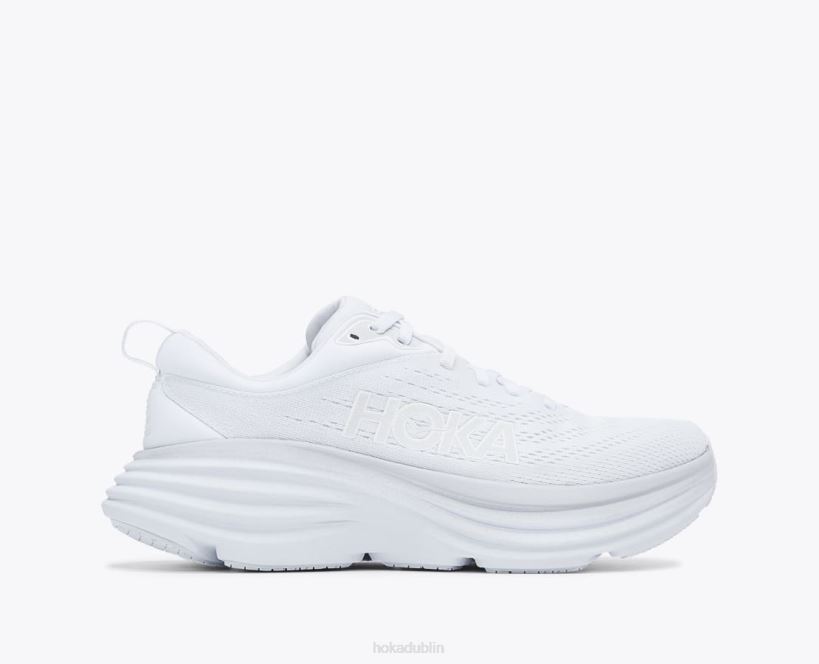 VLP8684 Hoka Women Bondi 8 White