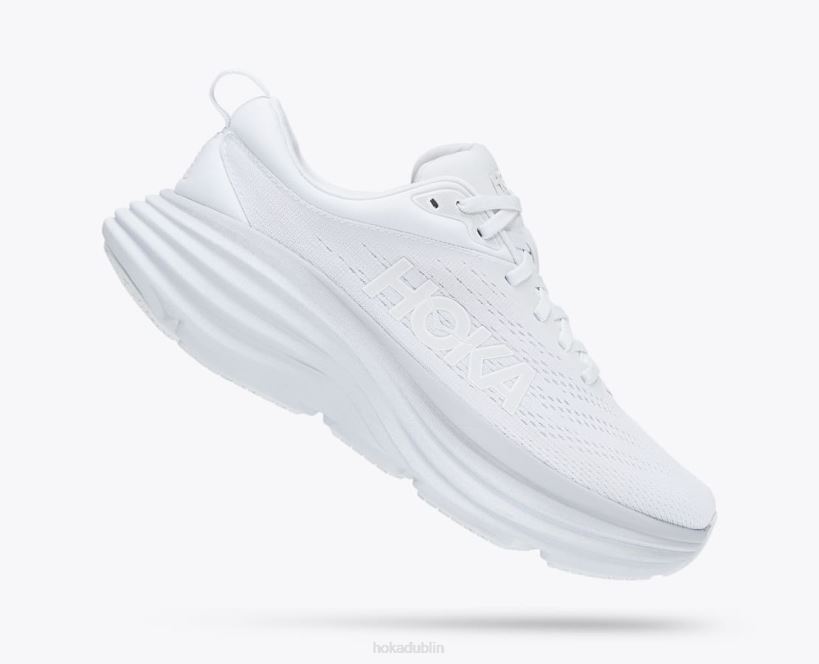 VLP8684 Hoka Women Bondi 8 White