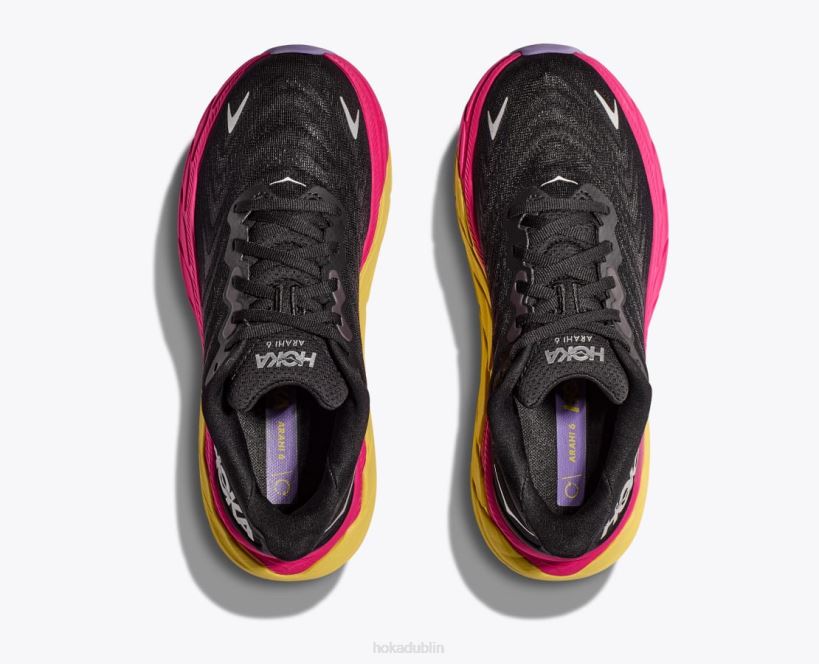 VLP8686 Hoka Women Arahi 6 Black/White