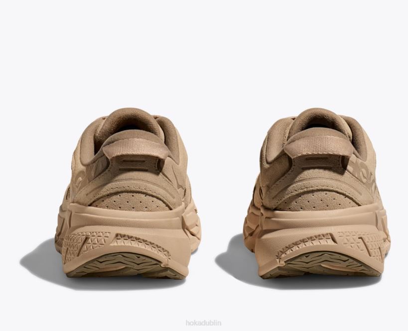 VLP870 Hoka Women Clifton L Suede Shifting Sand/Dune