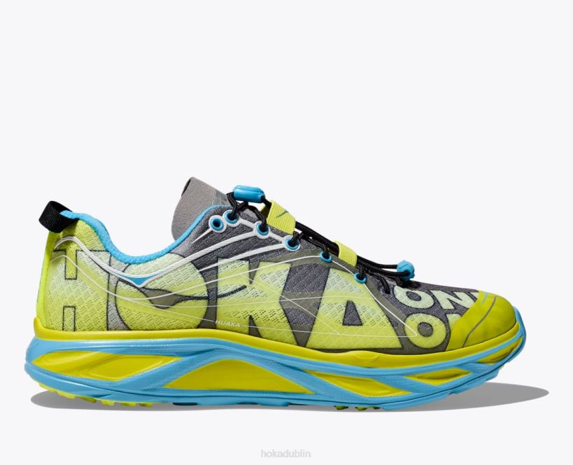 VLP877 Hoka Women Huaka Origins Evening Primrose/Diva Blue