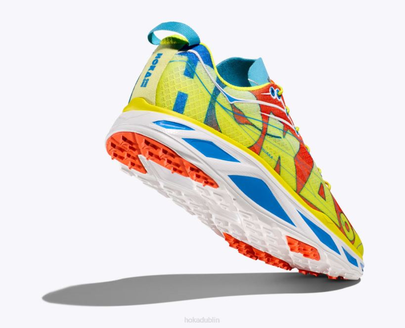 VLP878 Hoka Women Huaka Origins Evening Primrose/Flame